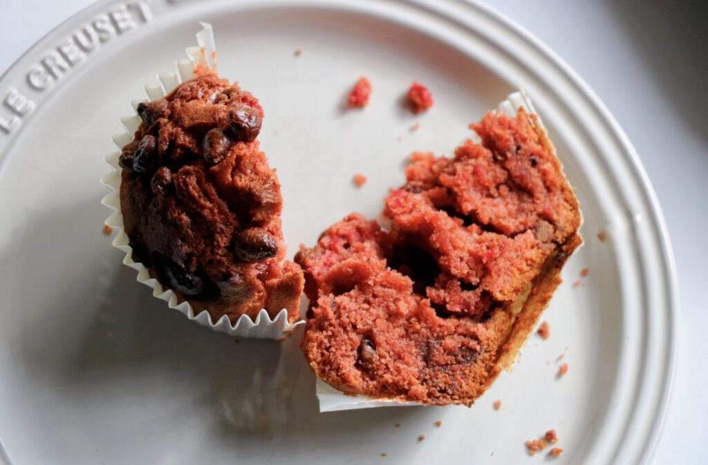 Red velvet muffins