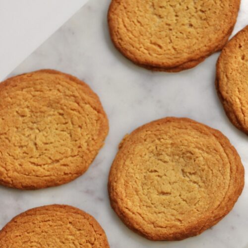 Soft caramel cookies