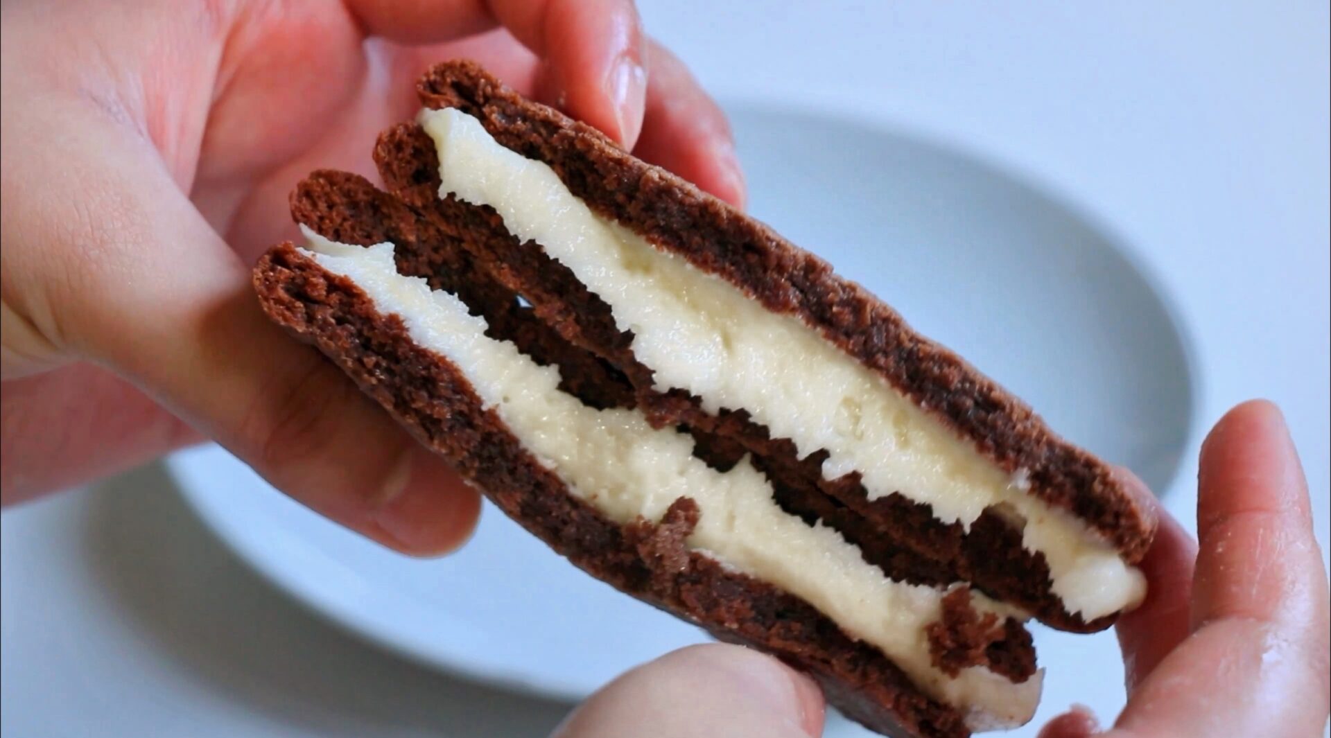 Homemade Oreos chocolate sandwich cookies