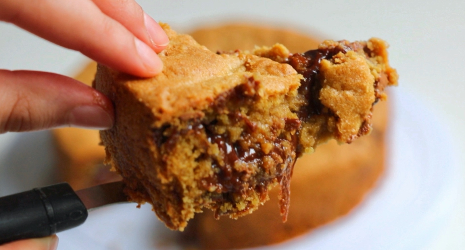 Chocolate Fudge cookie pie