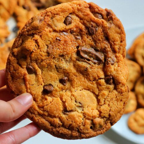 caramel Chocolate chip cookies