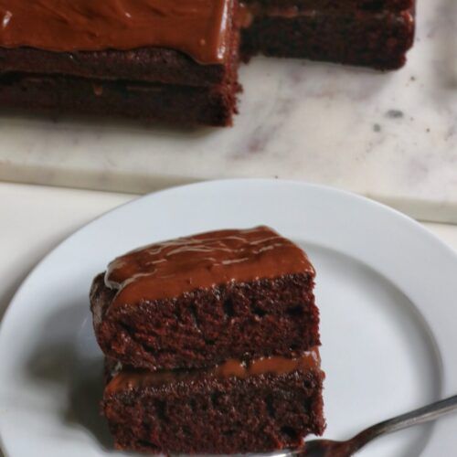 Moist chocolate sheet cake recipe
