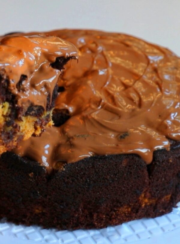 Chocolate Brookie Cake