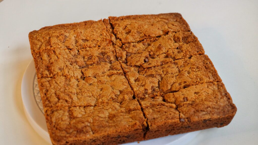 Brown butter blondies