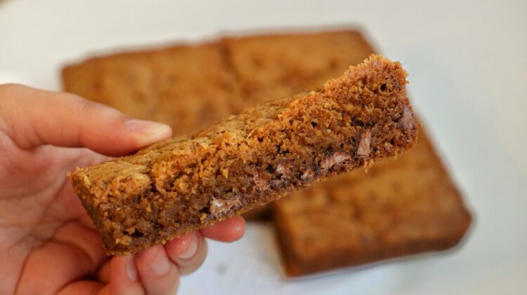 Brown butter blondies