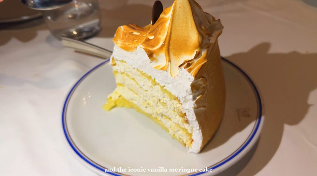 Vanilla meringue cake cipriani monaco The Best Places to Eat in Monaco 
