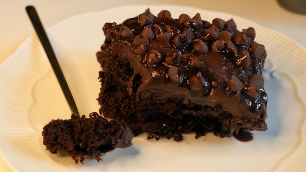 Chocolate syrup cake