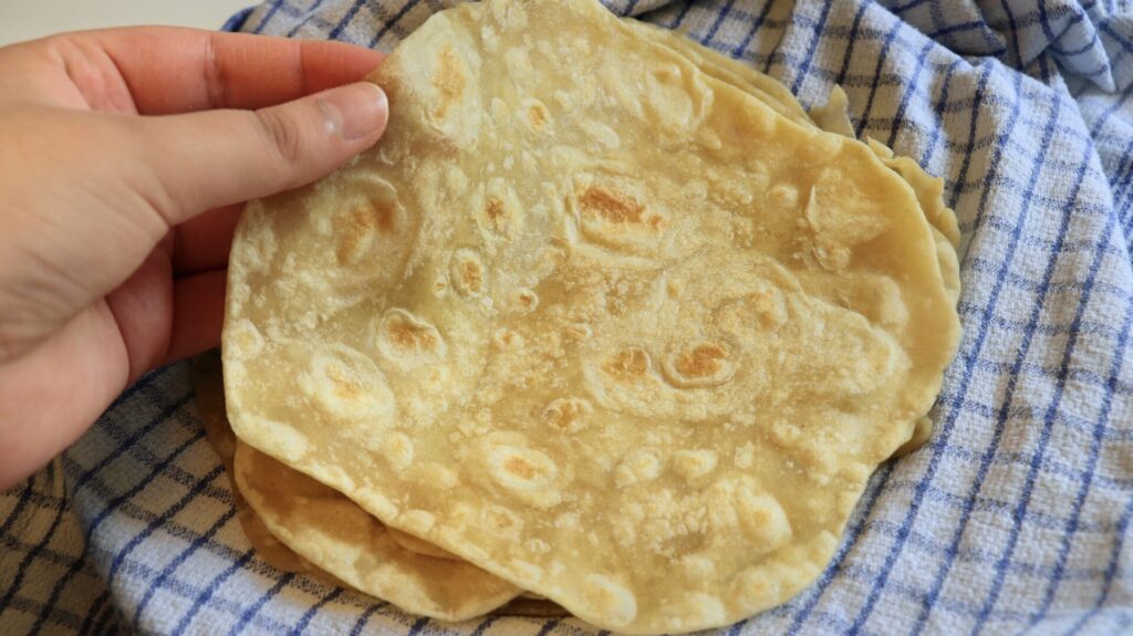 Butter tortilla recipe