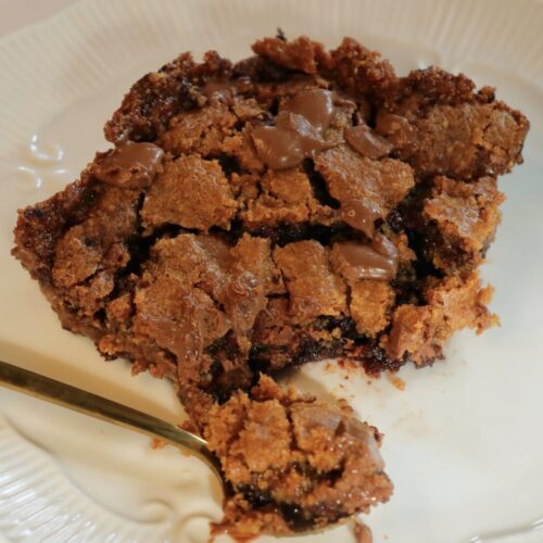 Chocolate brookie bars