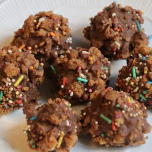 Chocolate muffin truffles